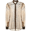 Saint Laurent- Leopard print silk blouse - 長袖シャツ・ブラウス - 