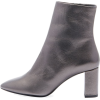 Saint Laurent  Metallic Leather Booties - Boots - 