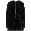 Saint Laurent- Ruffled velvet mini dress - sukienki - $3,590.00  ~ 3,083.40€