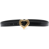 Saint Laurent heart-buckle leather belt - Ремни - 