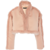 Sally LaPointe Satin Cropped Jacket With - Jacket - coats - 