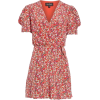 Saloni Lea Print Silk Wrap Dress - Платья - 