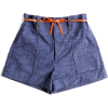 Chambray shorts - Spodnie - krótkie - 