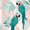 Samy Halim Geometric Birds Illustration - Ilustracje - 