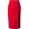 Sarina Button Slit pencil skirt - Faldas - 