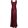 Satin Chiffon Prom Dress Holiday Formal Gown Crystals Full Length Junior Plus Size Burgundy - ワンピース・ドレス - $69.99  ~ ¥7,877