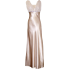 Satin Chiffon Prom Dress Holiday Formal Gown Crystals Full Length Junior Plus Size Gold - Kleider - $69.99  ~ 60.11€