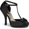 Satin T-Strap D'Orsay Pump With Bow - 6 - Cipele - $42.50  ~ 269,98kn