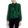 Satin blouse - 模特（真人） - 