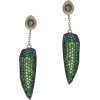 Scarab Stud Wing Earrings - 耳环 - 