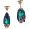 Scarab Upside Down Earrings - イヤリング - 