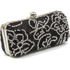 Scarleton Lace Minaudiere With Crystals H3023 Black - Clutch bags - $19.99 