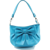 Scarleton Patent Faux Leather Shoulder Handbag H1073 Blue - 手提包 - $24.99  ~ ¥167.44