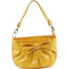 Scarleton Patent Faux Leather Shoulder Handbag H1073 Yellow - Hand bag - $24.99 