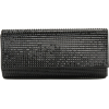 Scarleton Rhinestone Flap Clutch H3016 Black - Clutch bags - $19.99 