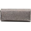 Scarleton Rhinestone Flap Clutch H3016 Grey - 女士无带提包 - $19.99  ~ ¥133.94