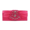 Scarleton Satin Clutch With Beads And Crystals H3012 Rose - Schnalltaschen - $14.99  ~ 12.87€