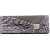 Scarleton Satin Flap Clutch With Crystals H3020 Grey - Torbe s kopčom - $15.00  ~ 12.88€