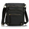 Scarleton Washed Multi Pocket Crossbody Bag H1693 - Hand bag - $19.99 