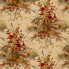 Schumacher Quail Meadow Fabric - イラスト - 