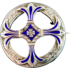 Scottish Silver CelticCross Brooch 1880s - Other jewelry - 