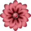 Scrapbook Flower Pearl Bead - Rośliny - 