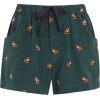 Sea NY Fox Print Silk Shorts - Shorts - 