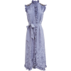 Sebla Dress Slate Blue - ワンピース・ドレス - 
