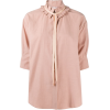 See by Chloé pleated collar shirt - 半袖衫/女式衬衫 - 