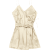 Self Tie Bowknot Belted Cami Dress - Röcke - 