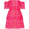 Self Portrait Bright Pink Dress - Kleider - 