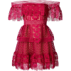 Self-Portrait Pink Dress - sukienki - 