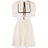 Self-Portrait Pleated Chiffon Mini Dress - sukienki - 