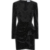 Self Portrait Velvet Black Dress - Dresses - 