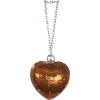 Sequin Heart Wristlet Clutch Purse Evening Bag Hardcase Bronze - 女士无带提包 - $34.99  ~ ¥234.44