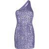 Sequin Embellished Mini Dress - Obleke - 
