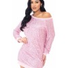 Sequin Wide Neck Boxy Mini Dress - Kleider - $39.16  ~ 33.63€