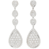 Serpent Boheme Diamond Pendant Earrings - Aretes - 