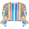 Severine Cropped Striped Poplin Blouse - 半袖衫/女式衬衫 - 