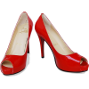 Sex & The City Red Peep Toe Manolos - Classic shoes & Pumps - 