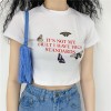 Sexy bottoming shirt colorful butterfly letter printed short-sleeved T-shirt - Shirts - $19.99  ~ £15.19