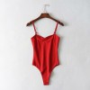 Sexy pleated straps jumpsuit female jump - Pajamas - $19.99 