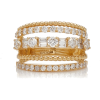 Shay 5 Row Mixed Diamond Ring - Aneis - 