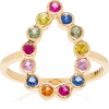 She Bee Open Pear 14K Gold Sapphire Ring - リング - 