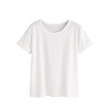 SheIn Women's Casual Round Neck Basic Summer Short Sleeve Tee Tshirt - スカート - $28.99  ~ ¥3,263