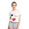 SheIn Women's Cute Pattern Print Round Neck Short Sleeve T-Shirt Top - Suknje - $11.99  ~ 76,17kn