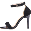 Shein Black Ankle Strap Stiletto Sandals - Uncategorized - $112.00 