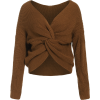 Shein Twist Front pullover sweater - Puloveri - $17.00  ~ 14.60€