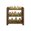 Shelf with bottles - Möbel - 