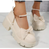 Shoes with bows - Klapki - 